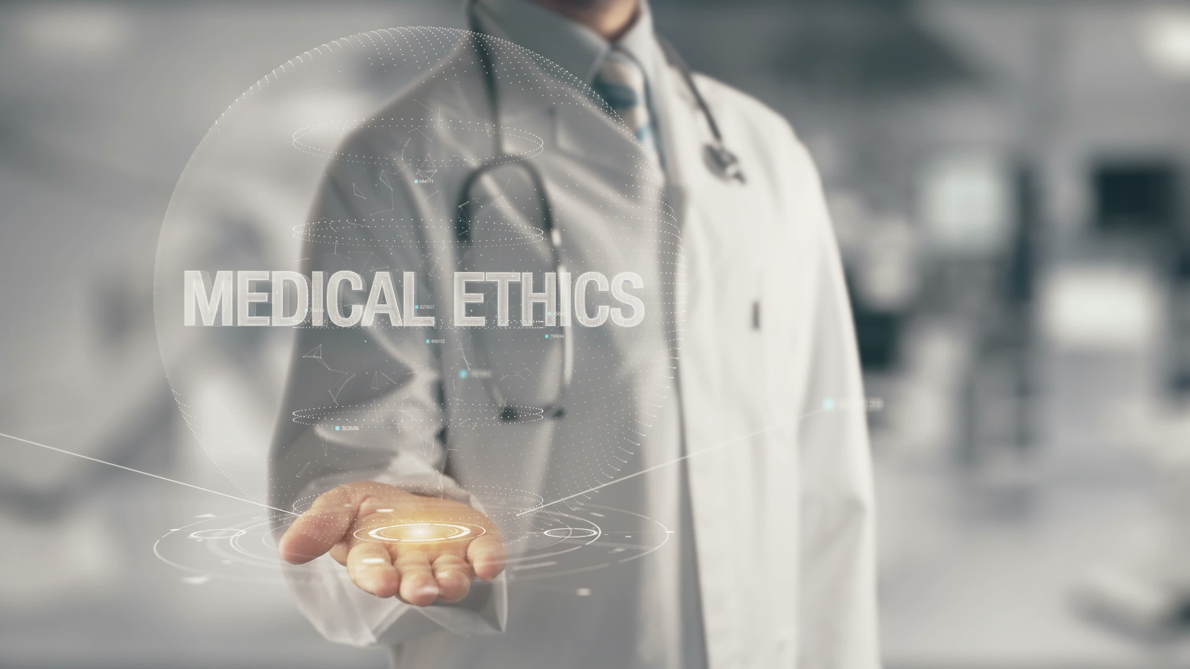 medical ethics stock photo